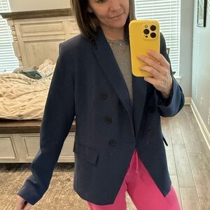 Women’s Nine West Double Breasted Blue Blazer
